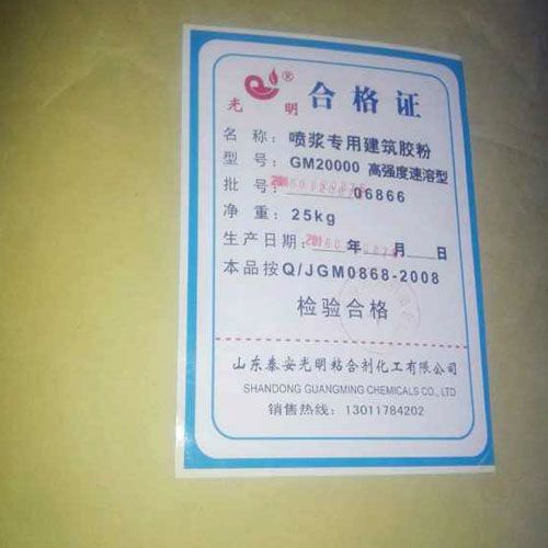 喷浆专用建筑胶粉